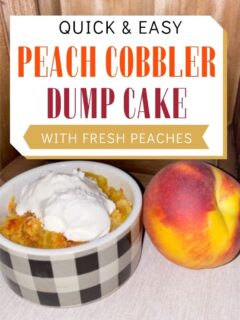 peach cobbler dump cake