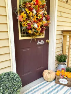 fall front porch