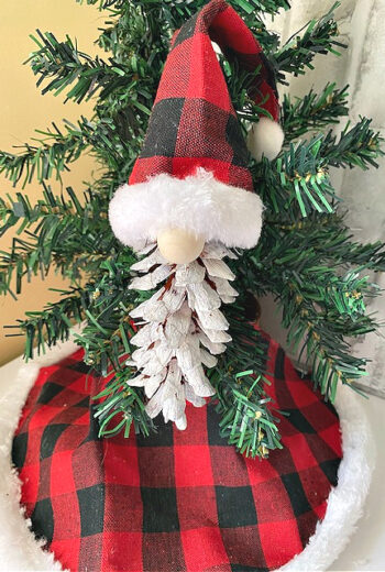 Turn Pine Cones into Adorable Gnome Ornaments