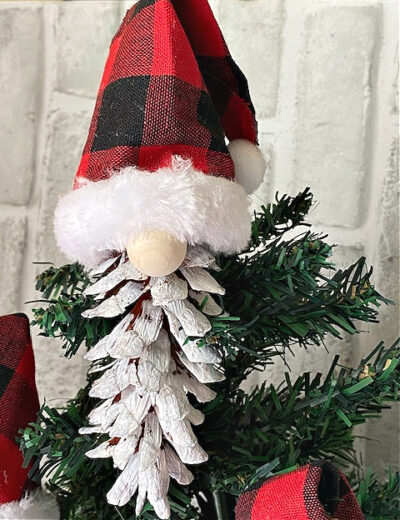 Turn Pine Cones into Adorable Gnome Ornaments