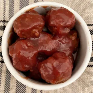 turkey meatballs in bowl