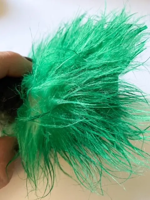 painted green fur for gnome