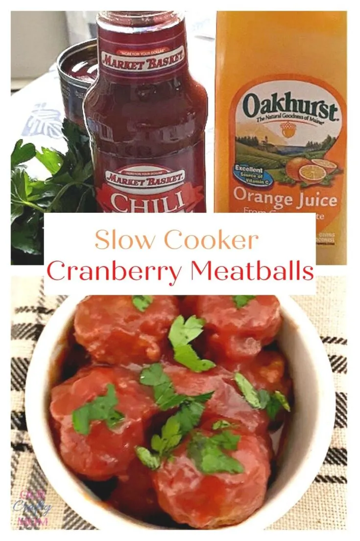 slow cooker turkey cranberry meatballs