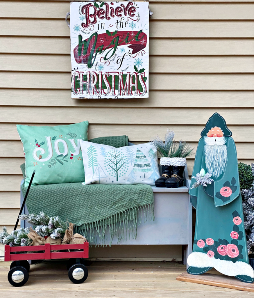 Christmas Front Porch Feature Image Our Crafty Mom