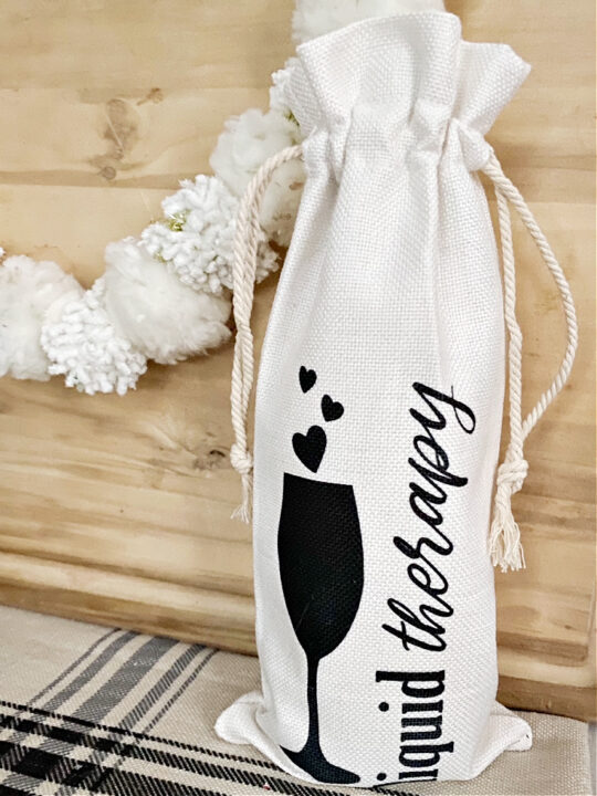 cute wine gift bags