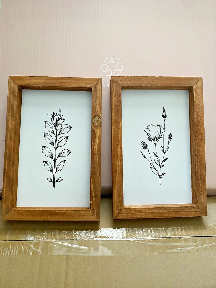 set of 2 botanical prints