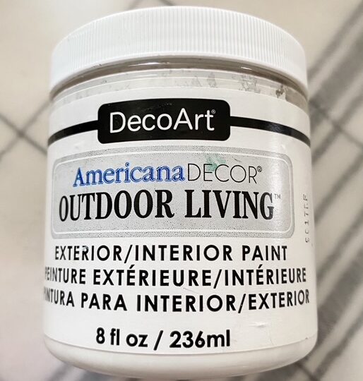 outdoor living white paint