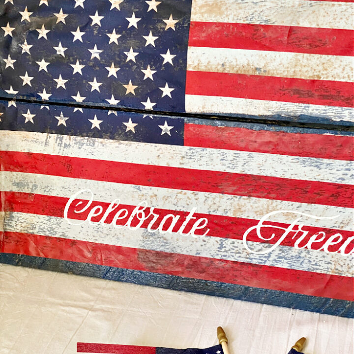 How To Makefinished DIY Pallet Wood American Flag Sign