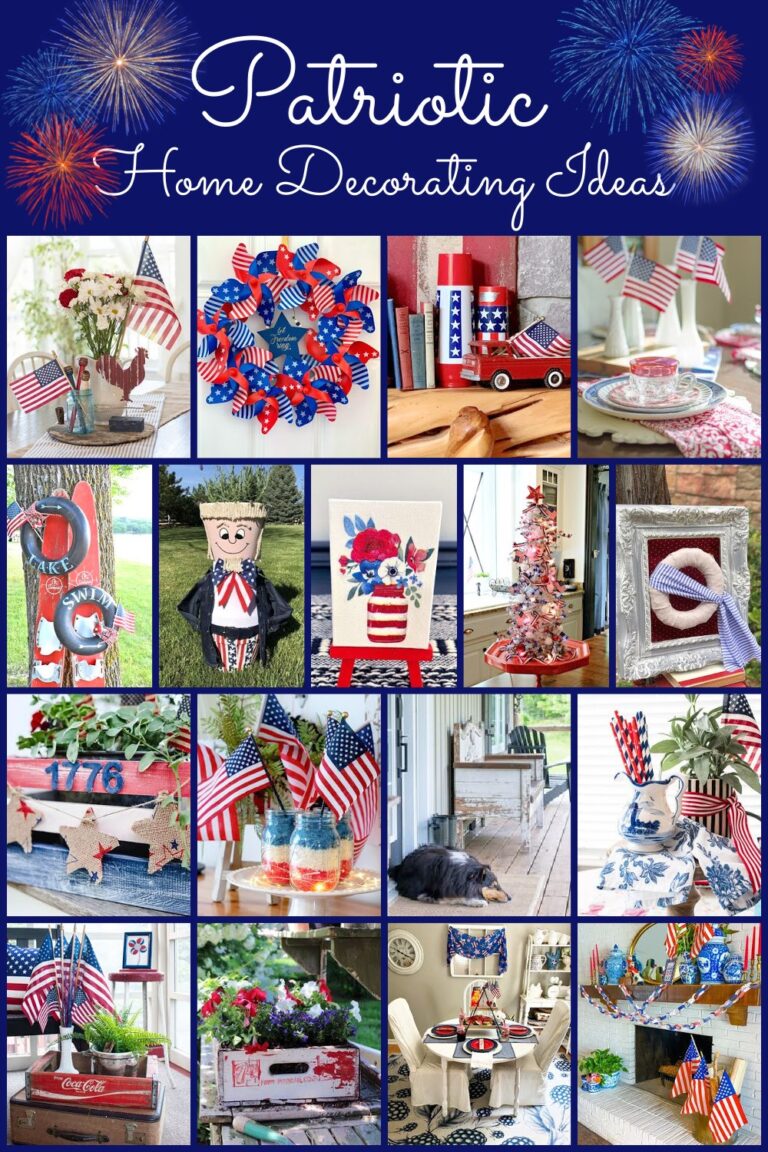 10 Budget Friendly Patriotic Home Decor Ideas   Patriotic Home Decor 768x1152 