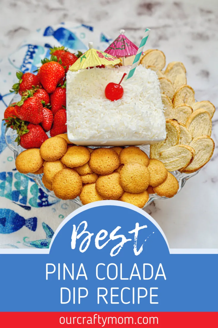 pina colada dip pin image