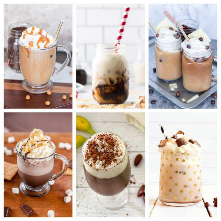 facebook collage best iced coffee recipes