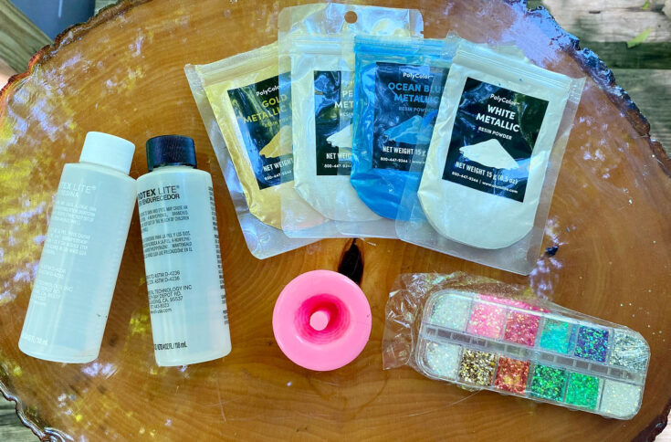 Supplies for resin straw topper