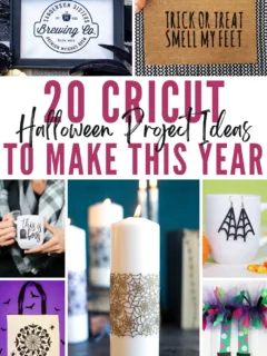 cricut halloween project ideas pin collage