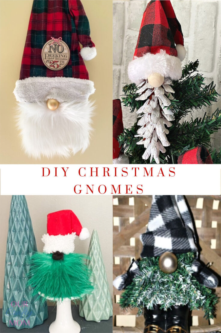 diy Christmas gnomes pin collage