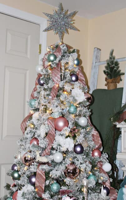 Pretty Pastel Themed Christmas Tree (Christmas Tree Decor Blog Hop)