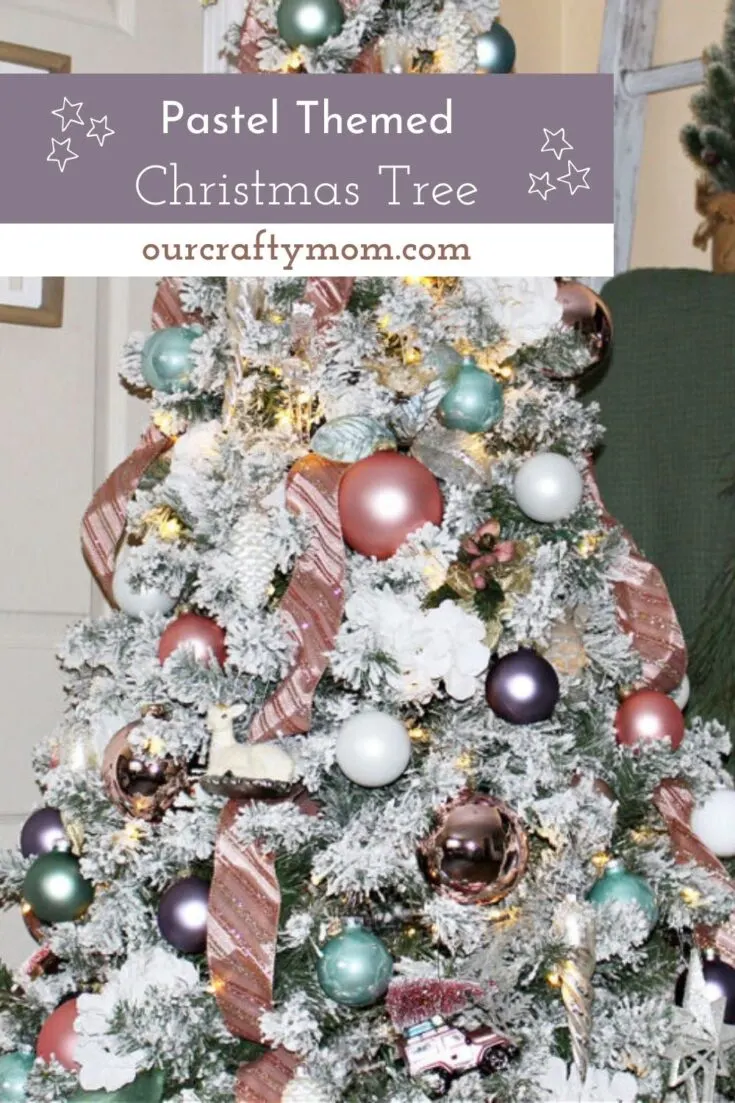 pastel themed Christmas tree