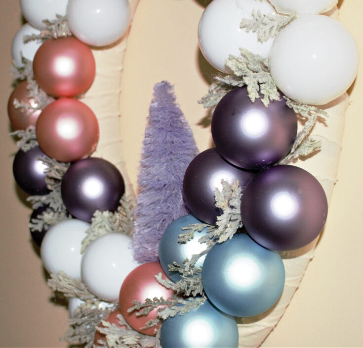 ornament wreath side view