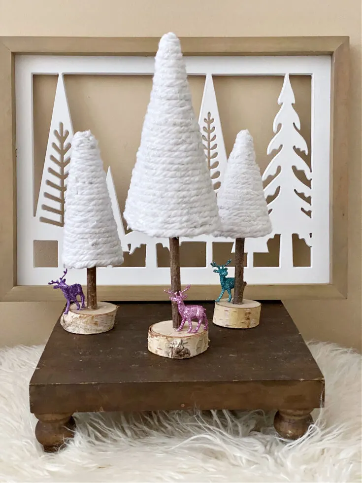 Easy Diy Cone Christmas Trees From A Dollar Tree Mop Head - Dollar Tree Decorations For Rooms