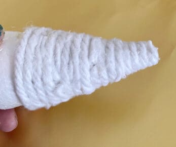 Easy DIY Cone Christmas Trees (From A Dollar Tree Mop Head)