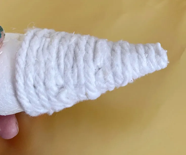 mop head yarn on cone