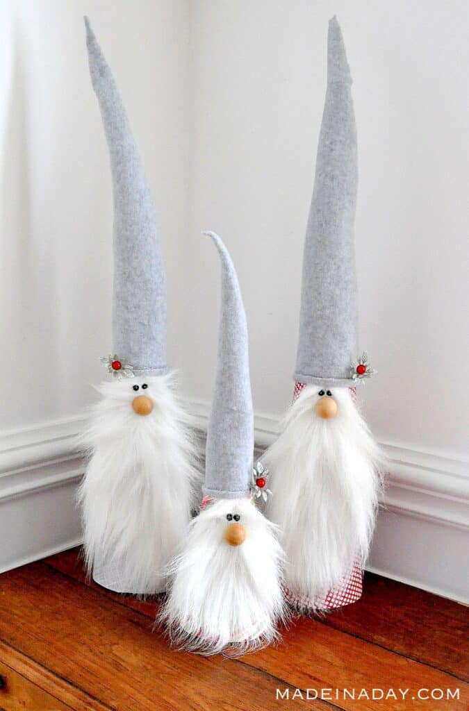 25 Of The Cutest DIY Christmas Gnomes That Are Easy To Make