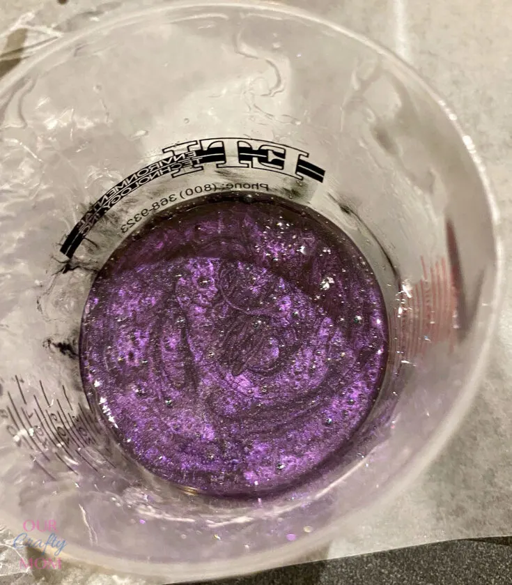 mixed purple resin