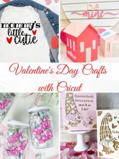 valentine decor and crafts with cricut