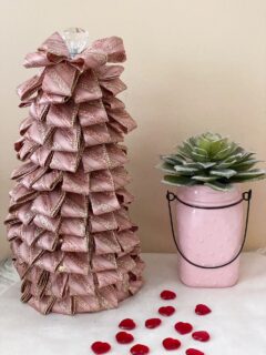 valentine's day cone tree