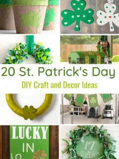 21 St. Patrick's Day Crafts and Decor Ideas Pin collage with text