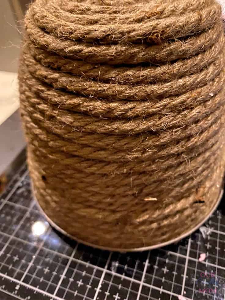 finished rope around beehive