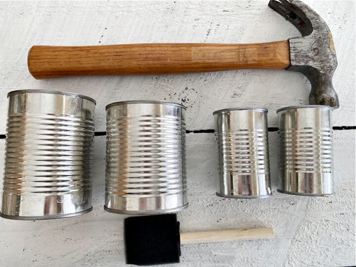 Make Repurposed Tin Can Wall Pocket Planters (Pocket Posey)