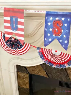 4th of july printable banner
