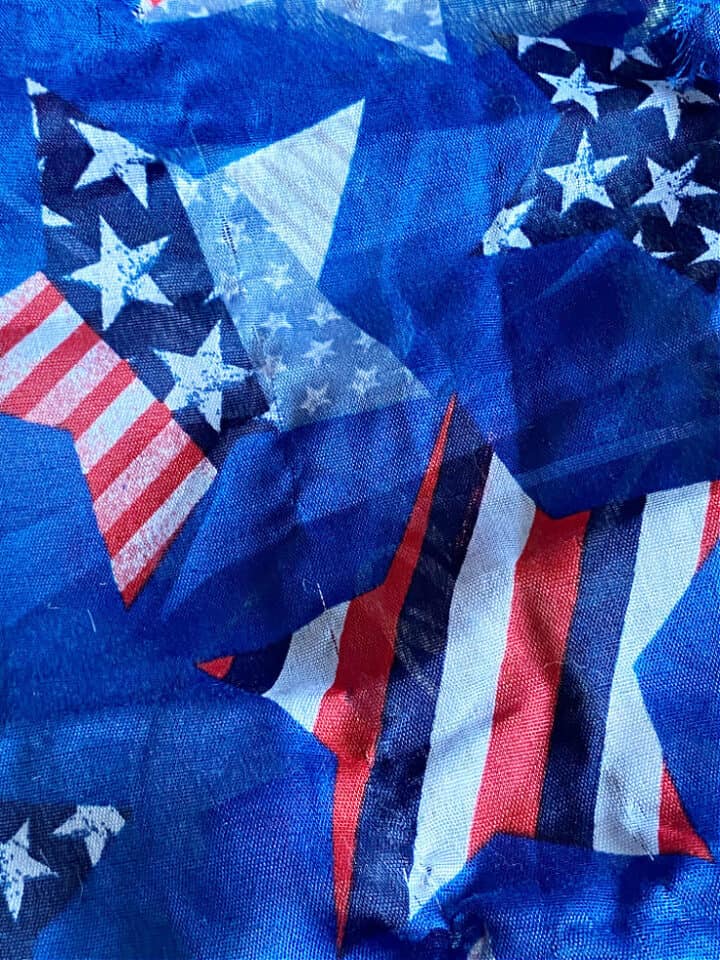 How to Make a Flag with Ribbon Under $10!