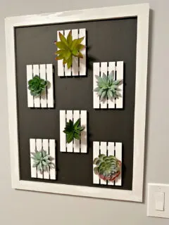plant wall diy in entry