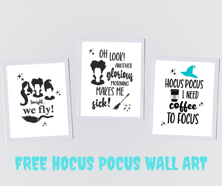 Hocus Pocus printables 