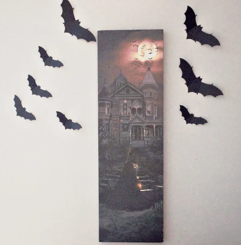 halloween bats on wall