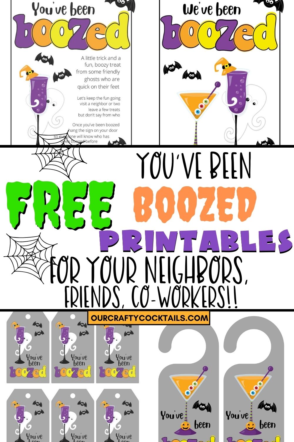 youve been boozed printables with text