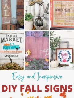 diy fall signs collage feature image