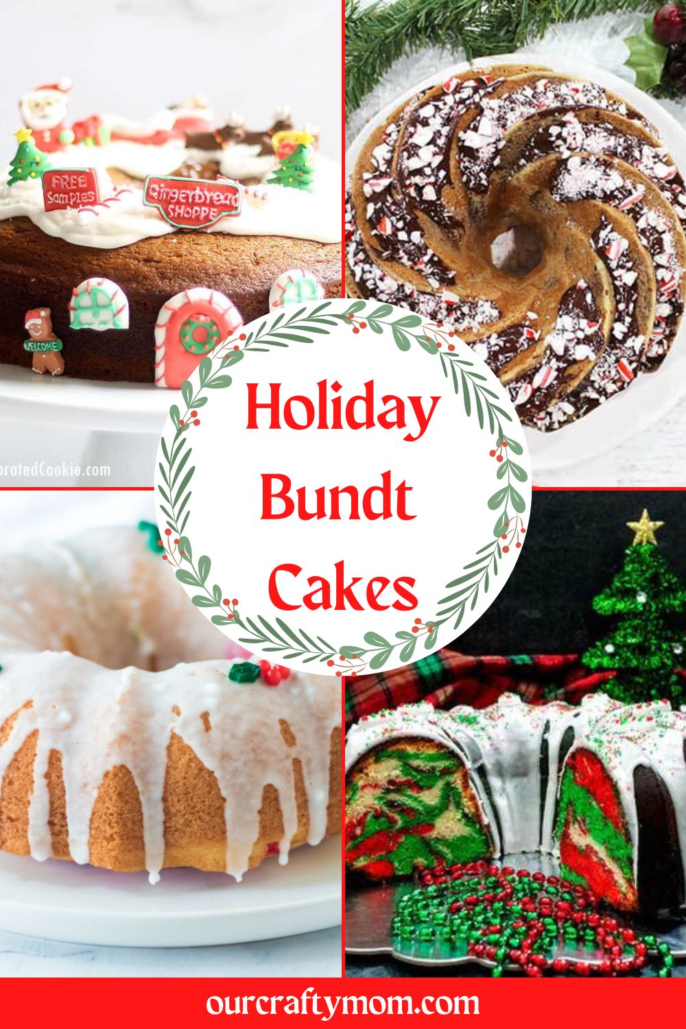 Holiday Bundt Cakes 5 Ways