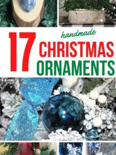 17 Easy DIY Ornament Ideas pin collage