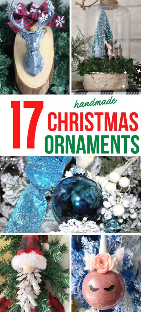 17 Easy DIY Ornament Ideas For All Christmas Tree Styles!