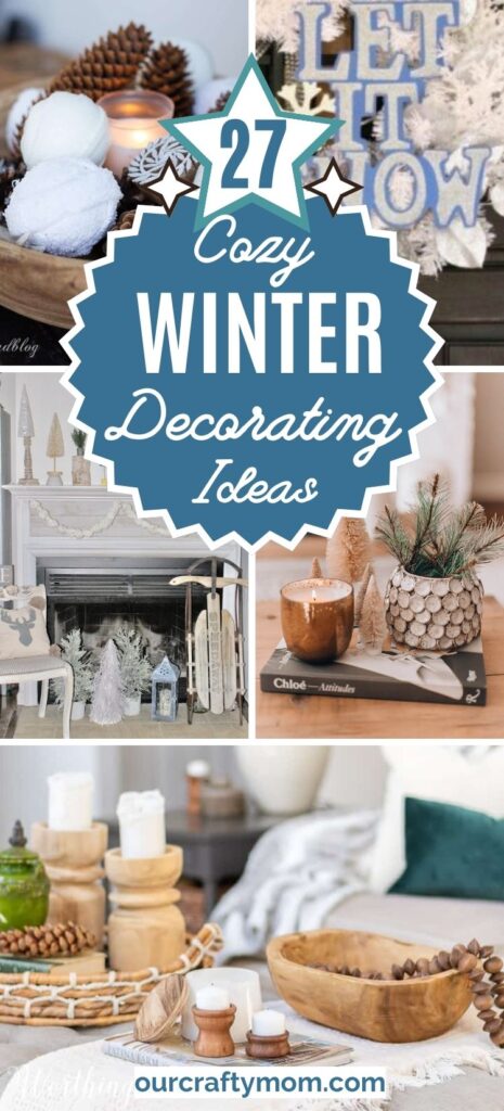 winter decoration pin collage