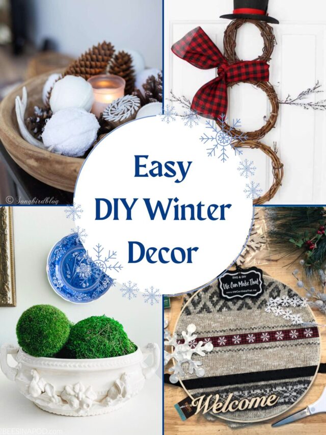 Make A Gorgeous Glitter Wooden Snowflake For Winter Decor