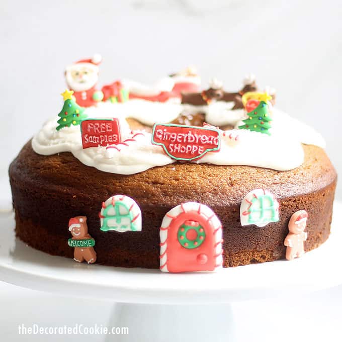 Christmas Village Bundt Cake - Haniela's  Recipes, Cookie & Cake  Decorating Tutorials
