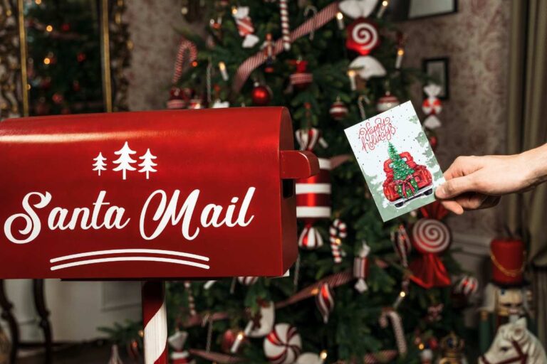 Download Your Free Set of Red Truck Christmas Cards