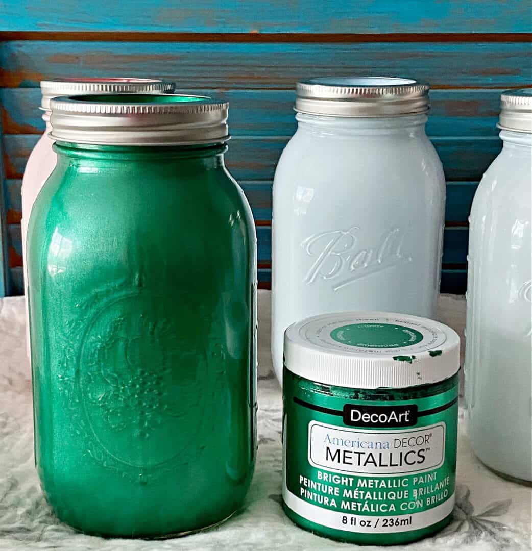 Perfectly Painted Mason Jars From The Inside Easy DIY Tutorial