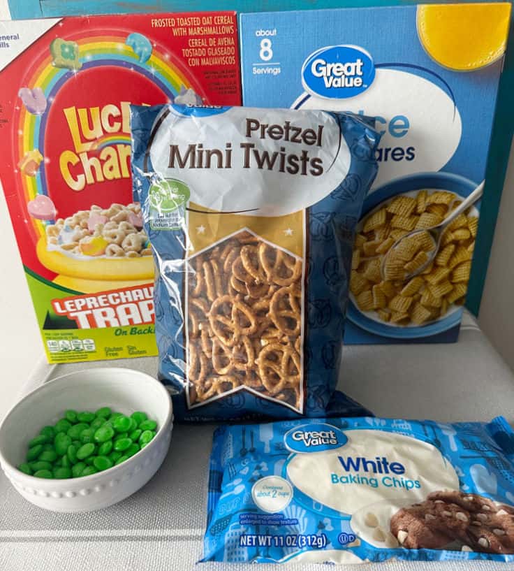 ingredients for leprechaun bait snack mix