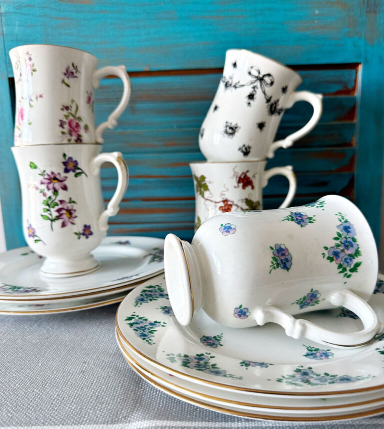 How to Make a Lovely Vintage Tea Cup Planter Perfect for Spring