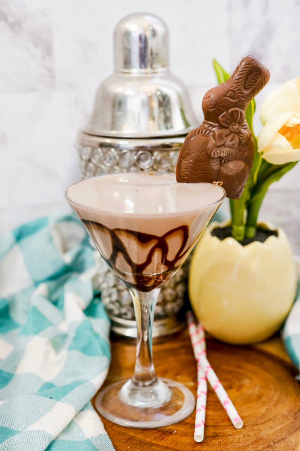 How to Make a Rich and Creamy Easter Bunny Chocolate Martini