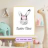Create Instant Spring Wall Art With Cute Easter Bunny Printables